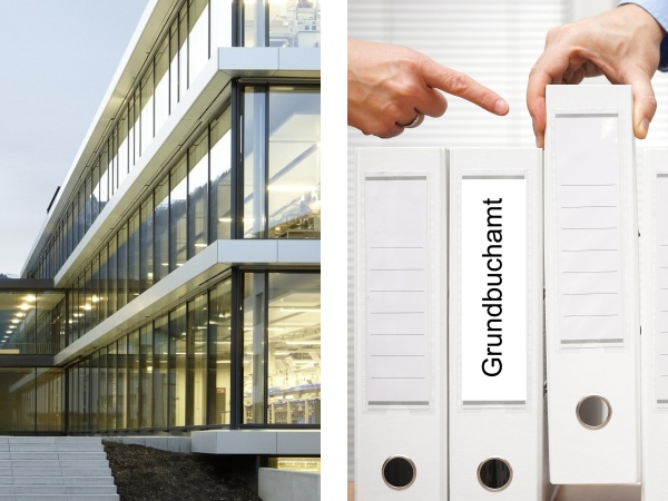 Handelsregister und Grundbuch